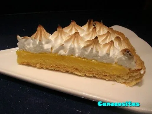 Tarta de naranja y merengue. - Recetariocanecositas