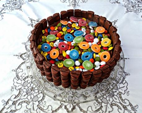 Tarta de obleas y chuches - Paperblog