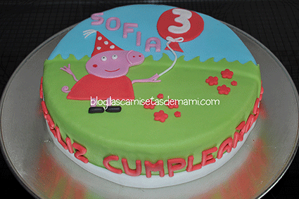 Tarta Peppa Pig | Mis tartas de fondant | Pinterest | Peppa Pig ...