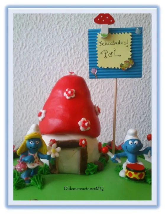 Tarta Los Pitufos III | DULCES CREACIONES