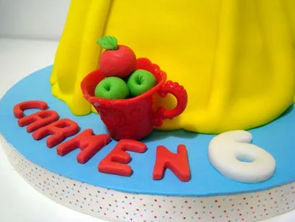 Tarta de princesas.Blancanieves | Dulces Modelados
