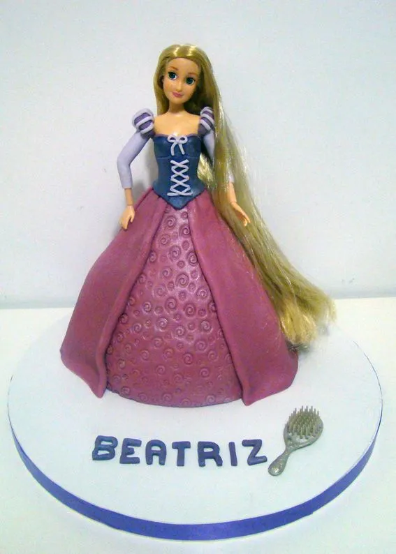 tarta rapunzel | Dulces Modelados