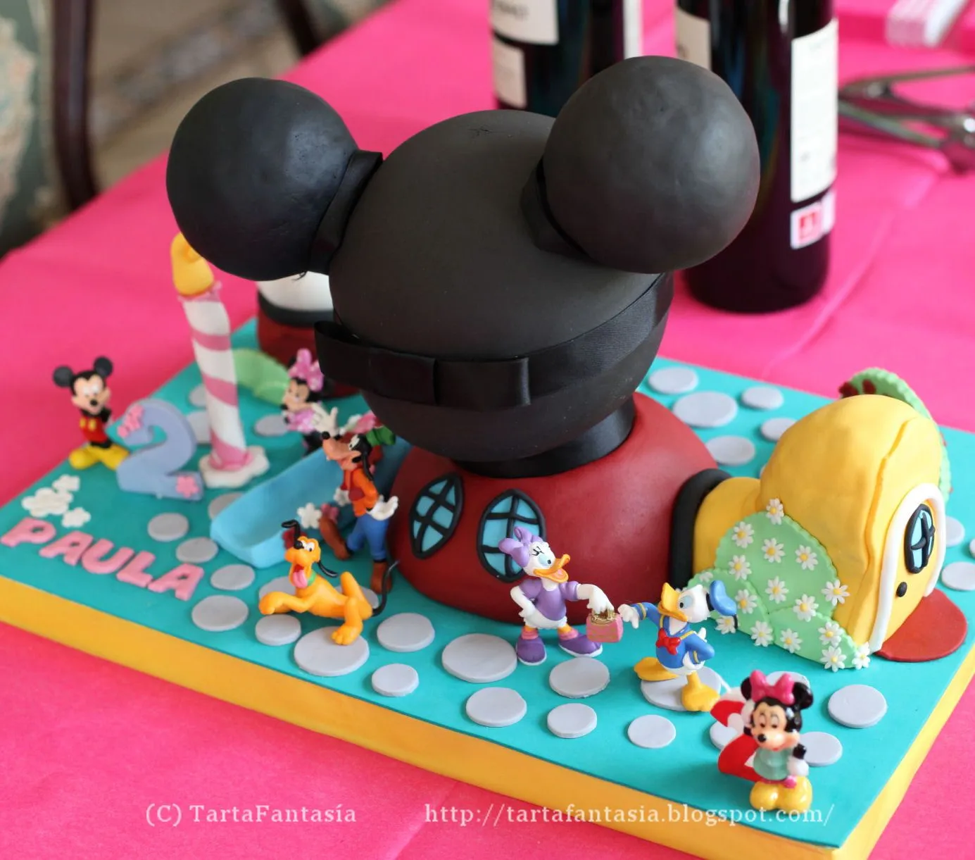 TartaFantasía: Tarta La Casa de Mickey Mouse