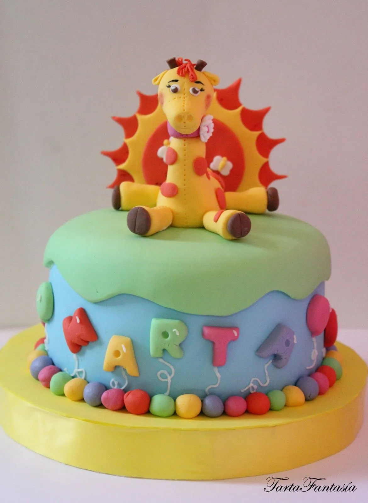 TartaFantasía: Tarta Jirafa y Sol