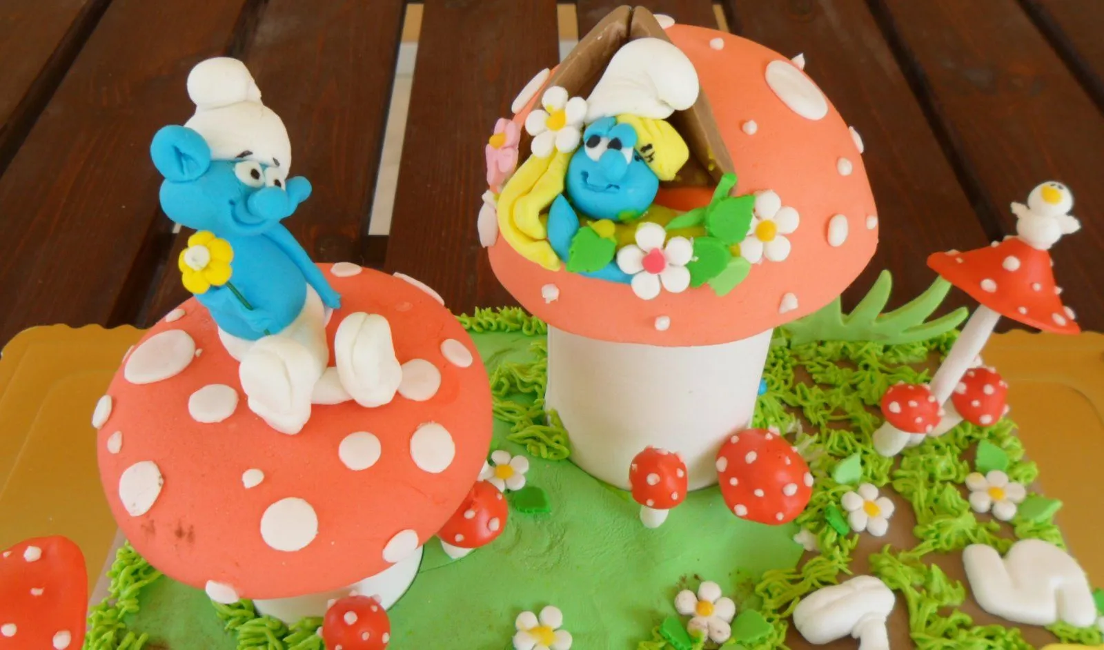 Pasteles de los pitufos - Imagui