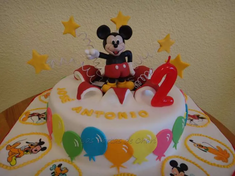 Las Tartas de Chari: Tarta Mickey Mouse para José Antonio
