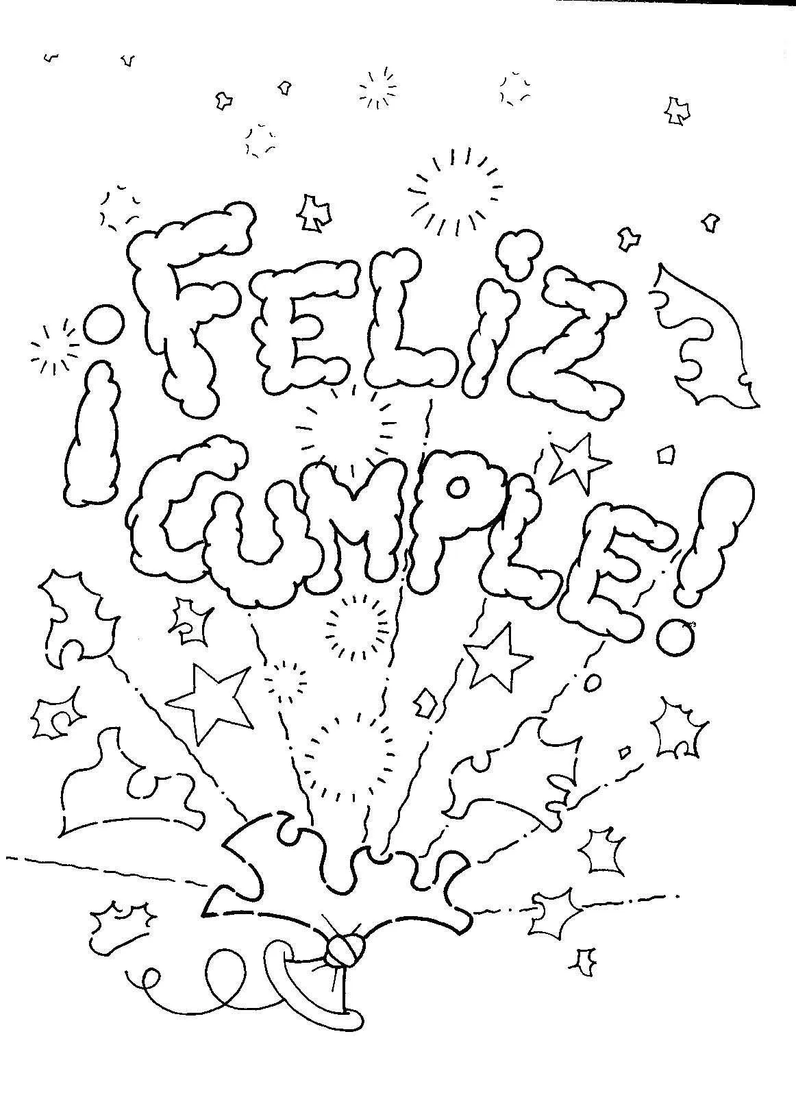 Tartas de cumpleaños para colorear e imprimir - Imagui Tartas de cumpleaños para colorear e imprimir - Imagui