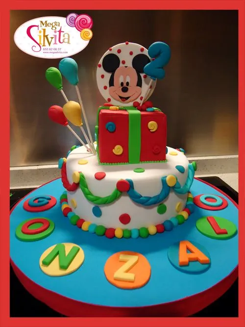 Tarta fondant Mickey - Imagui