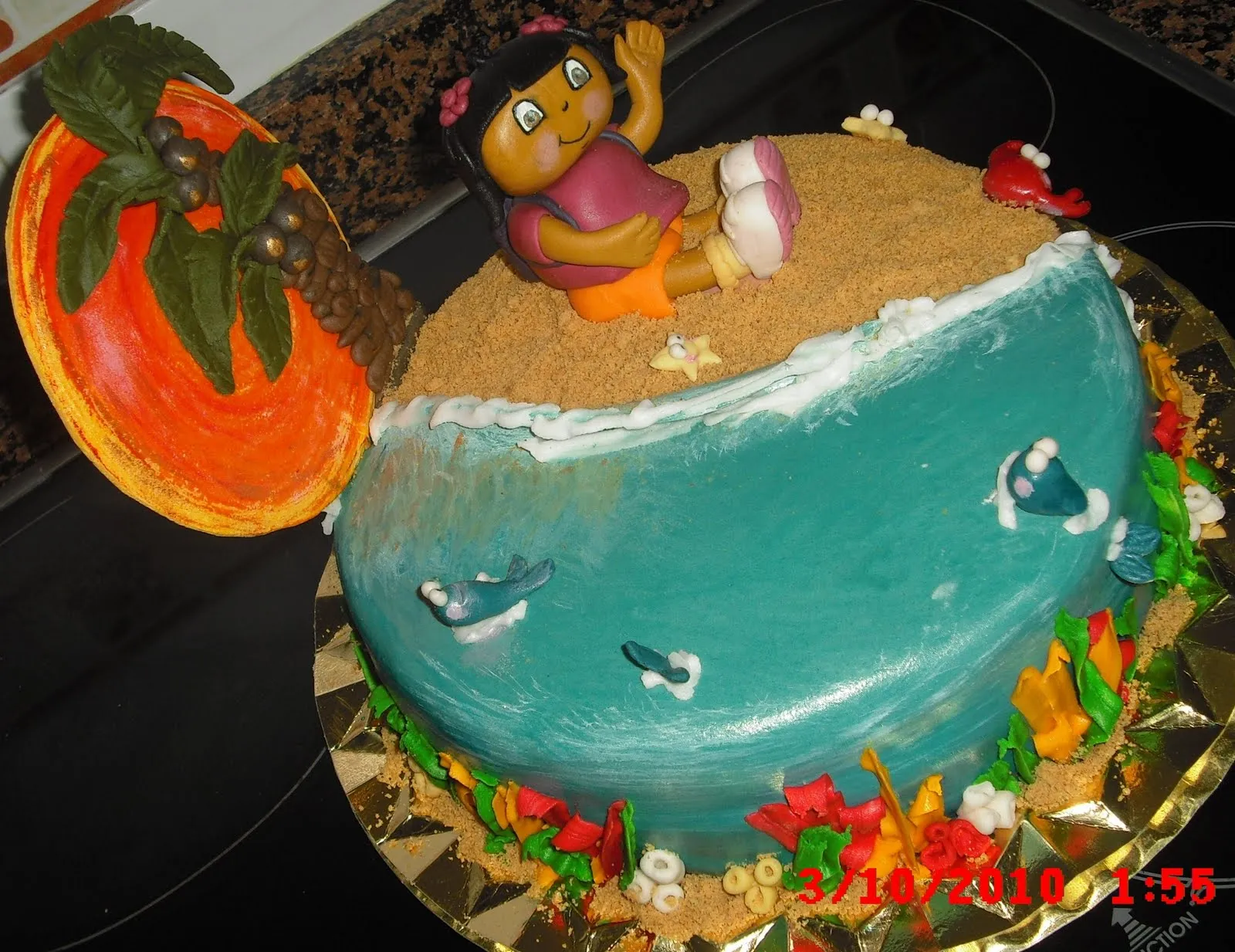 LAS TARTAS DE ELENA: "UN LINDO ATARDECER EN LA PLAYA"