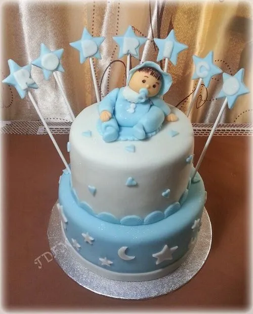 tarta de fondant baby shower | Tartas de Fondant Madrid