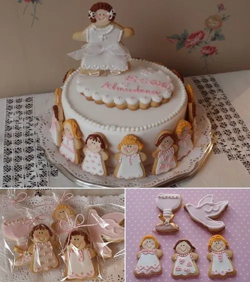 Tartas y galletas para Bautizos y Primera Comunión | Fiestas ...
