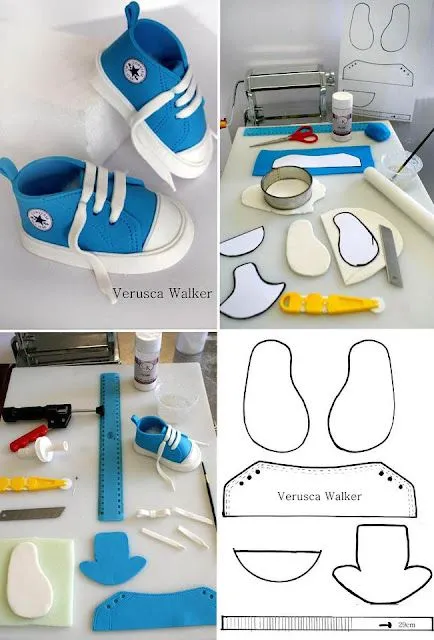 Tartas, Galletas Decoradas y Cupcakes: Paso a Paso Zapatos ... Tartas, Galletas Decoradas y Cupcakes: Paso a Paso Zapatos ...
