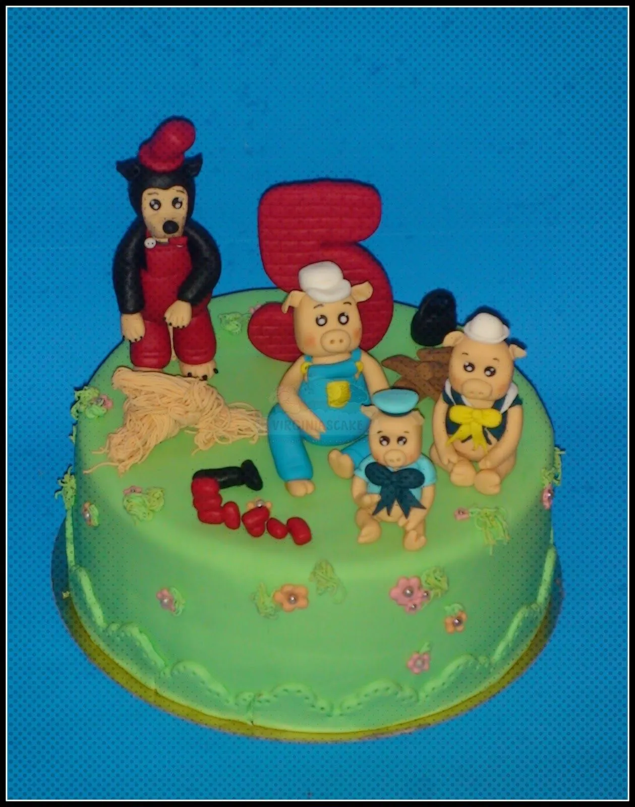 Tartas y Galletas decoradas con fondant, Infantiles Tartas y Galletas decoradas con fondant, Infantiles
