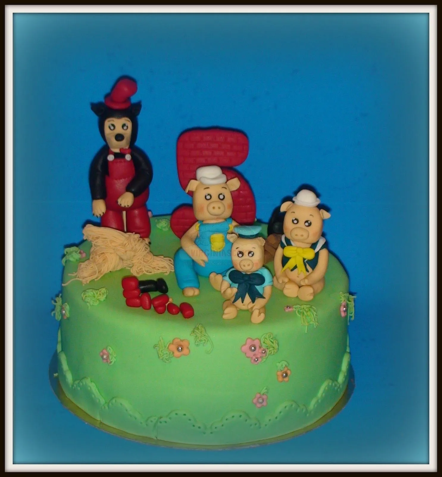 Tartas y Galletas decoradas con fondant, Infantiles
