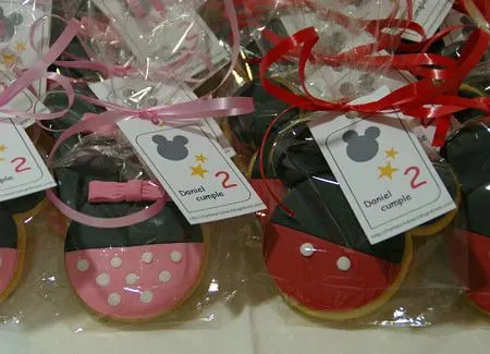 Galletas Mickey &amp; Minnie Mouse | tartas y nubes de azúcar