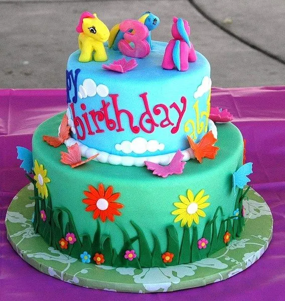 El pastel de My Little Pony - Imagui