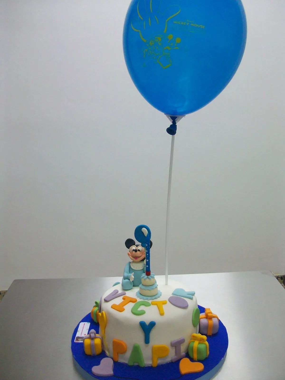 Tartas Personalizadas Ana: tarta mickey bebe Tartas Personalizadas Ana: tarta mickey bebe