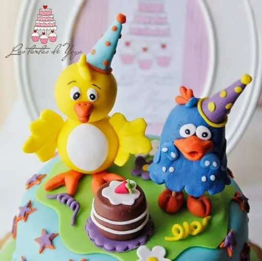Las tartas de Yoya: Tarta del Pollito amarillito para el primer ... Las tartas de Yoya: Tarta del Pollito amarillito para el primer ...