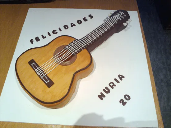 Tortas Con Diseño Guitarra | Wlater Blog