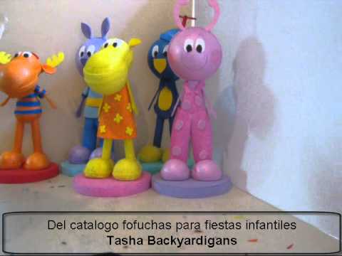 TASHA BACKYARDIGANS FOFUCHA EN FOAMI O GOMA EVA PARA DECORACION DE ...