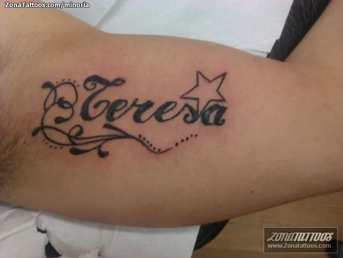 Tattoo letras cursivas nombres - Imagui