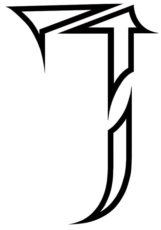 Tattoo : 'Style Alfabet' : J by teweth on DeviantArt Tattoo : 'Style Alfabet' : J by teweth on DeviantArt