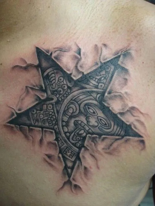 Tattoo en 3D estrellas - Imagui