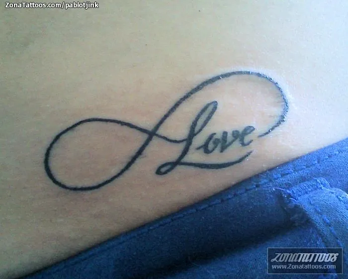 Tatuaje de pablotjink - Infinitos Letras Love Tatuaje de pablotjink - Infinitos Letras Love