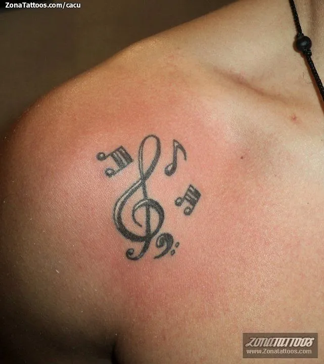 Tattoo de notas musicales - Imagui