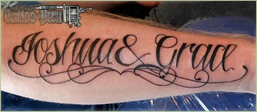 tattoo peru: Tatuajes de nombres en el antebrazo tattoo peru: Tatuajes de nombres en el antebrazo