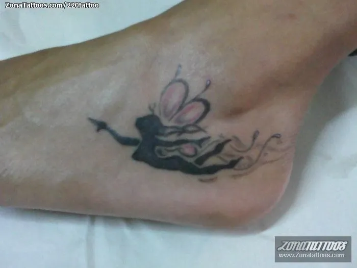 Tatuajes de hadas en tobillo - Imagui