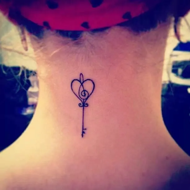 Llave de corazón | Tattoo | Pinterest