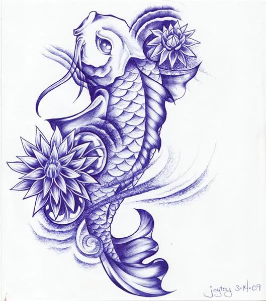 Tatuaes de Pez Koi COMPLETISIMO ~ Fotos de Tatuajes Tatuaes de Pez Koi COMPLETISIMO ~ Fotos de Tatuajes
