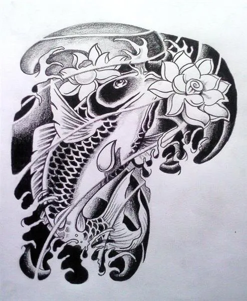 Tatuaes de Pez Koi COMPLETISIMO ~ Fotos de Tatuajes Tatuaes de Pez Koi COMPLETISIMO ~ Fotos de Tatuajes