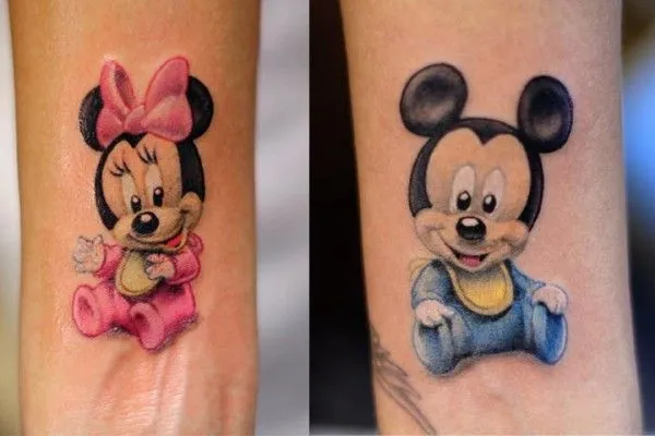 I tatuaggi più belli ispirati ai personaggi Disney