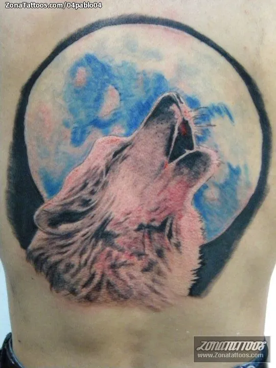 Tatuaje de 04pablo04 - Lobos Animales Lunas