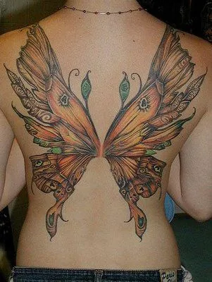 Tatuaje de alas en la espalda | Tattooarse