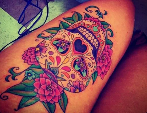 Tatuaje de calaveras mexicanas - Imagui