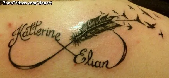 Infinito tatuajes con nombres - Imagui
