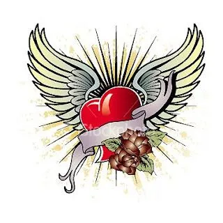 Tatuaje Corazon con alas ~ Tatuajes Corazones | Tatuajes Románticos Tatuaje Corazon con alas ~ Tatuajes Corazones | Tatuajes Románticos
