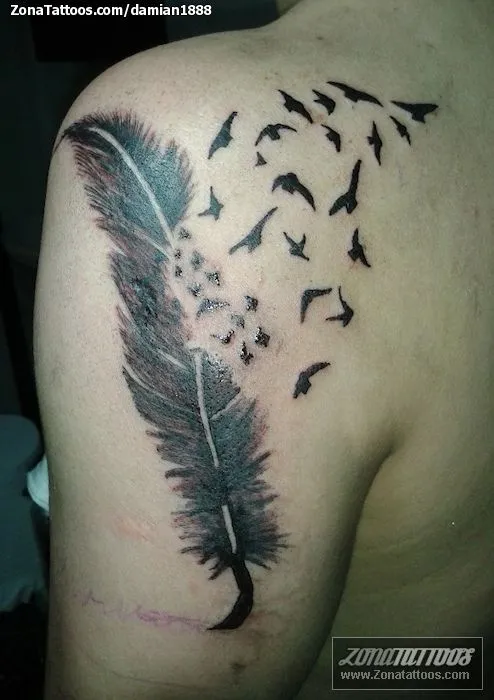 Tatuaje de damian1888 - Plumas Aves