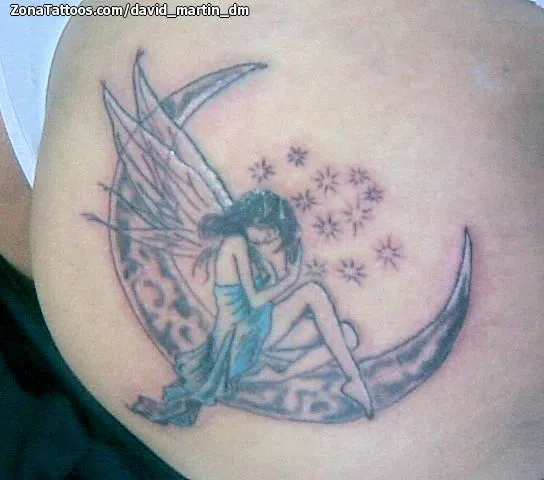 Tatuajes hadas con lunas - Imagui