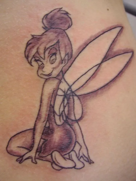 Tatuajes campanilla Disney - Imagui