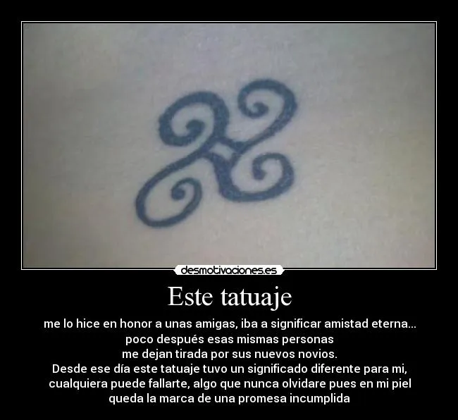 Este tatuaje | Desmotivaciones