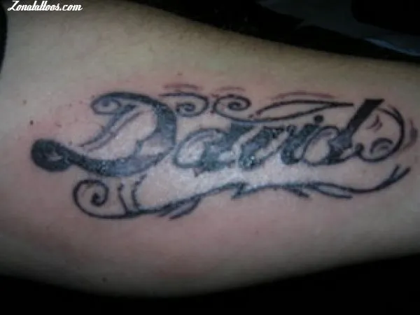 Tatuaje de gilart - Nombres David