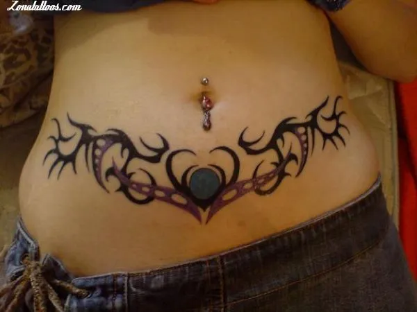 Tatuajes tribal en la cintura - Imagui