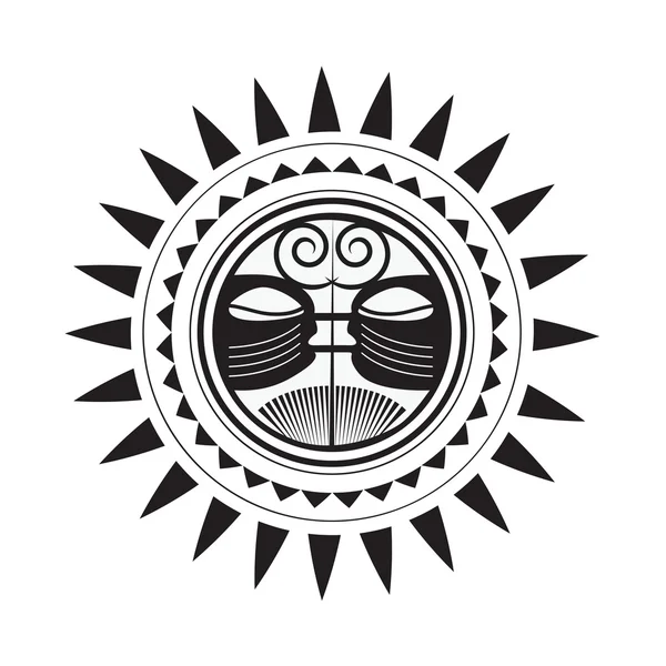 tatuaje hermoso estilo polinesio — Vector stock © bigfatnapoleon ...