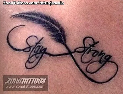 Tatuaje infinito con pluma significado - Imagui