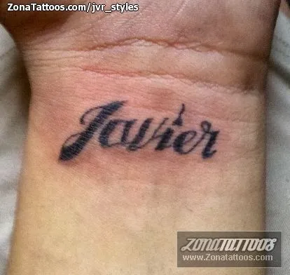 Tatuaje de jvr_styles - Letras Nombres Javier Tatuaje de jvr_styles - Letras Nombres Javier