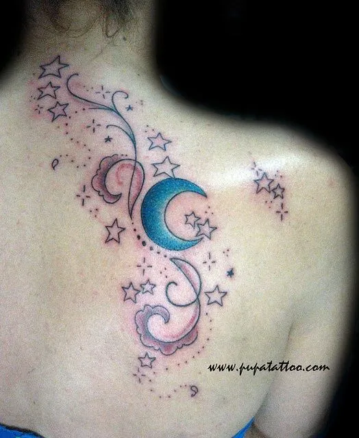 Tatuaje luna Pupa Tattoo Granada by Marzia PUPA Tattoo, via Flickr ...